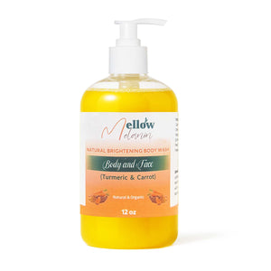Gel Douche Éclaircissant Mellow – Curcuma et Carotte 12 oz 19090