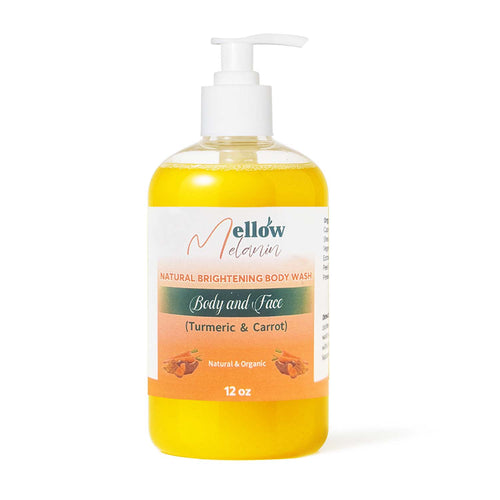 Gel Douche Éclaircissant Mellow – Curcuma et Carotte 12 oz 19090
