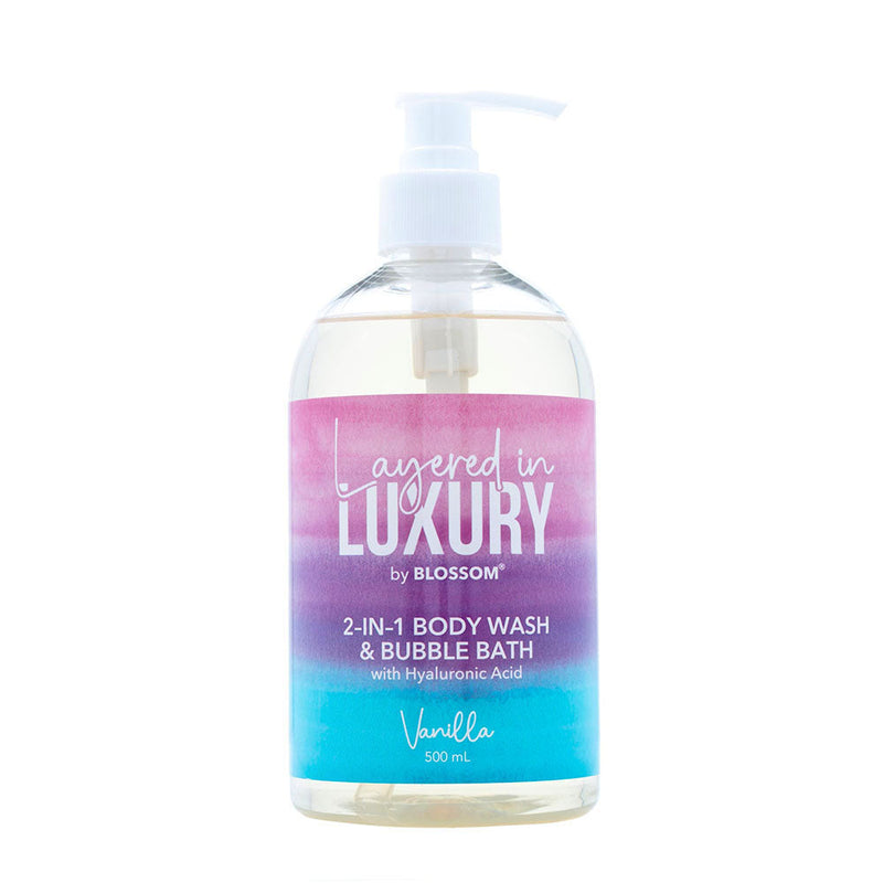 Blossom Gel Douche & Bain Moussant 2-EN-1 500 ml Vanille 90429