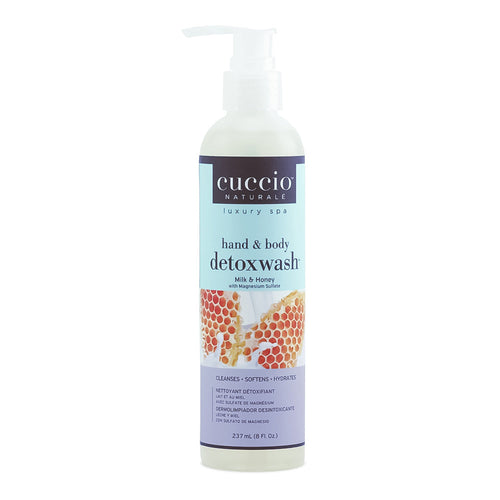 Cuccio Nettoyant Détoxifiant Mains et Corps 8 oz - Lait & Miel CNSC6724