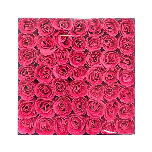 Savon Fleurs KM Magenta (49 Roses/Boîte) 49002