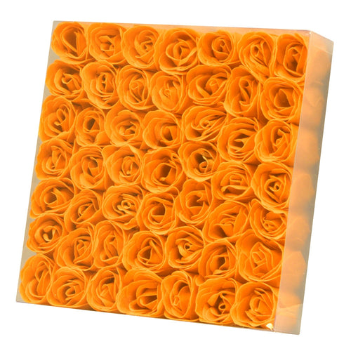 KM Savon Fleurs Ongles Orange (49 Roses/Boîte) 49005