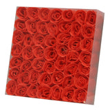 KM Fleur de Savon Rouge (49 Roses/Boîte), 49001
