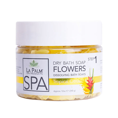 La Palm VolcanoSpa Flower Soap 12 oz Tropical Agrumes VS69/04148