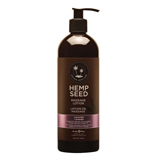 Lotion de massage à la lavande au chanvre Earthly Body 473 ml 02177