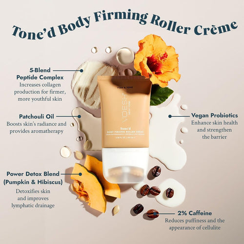 Crème Raffermissante Corps Roller Voesh Tone'd 100 ml VRM033TON