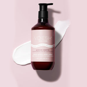 Voesh Crème Végétalienne Mains & Corps - Jasmin Apaisant 28 oz 23722