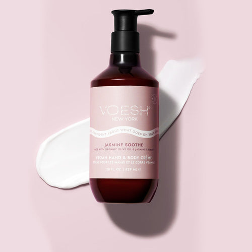 Voesh Crème Végétalienne Mains & Corps - Jasmin Apaisant 28 oz 23722