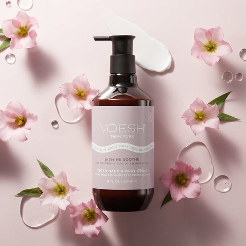 Voesh Crème Végétalienne Mains & Corps - Jasmin Apaisant 28 oz 23722