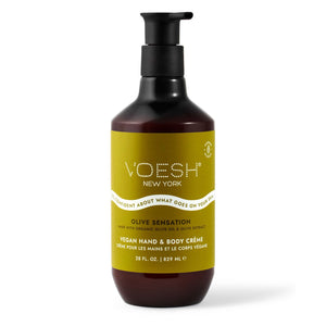 Crème Mains & Corps Végétalienne Voesh - Sensation Olive 28 oz 23739