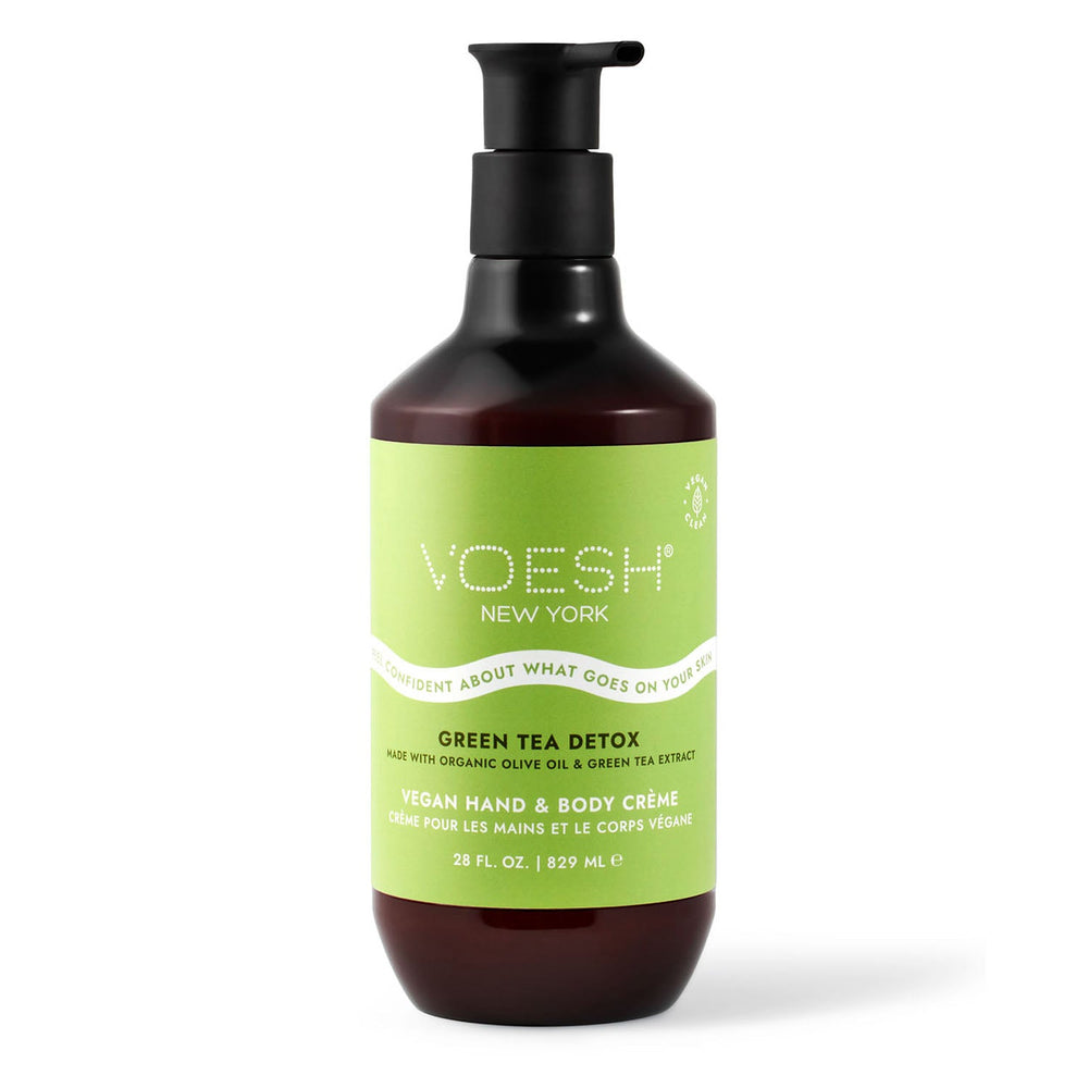 Crème végane mains et corps Voesh - Thé Vert Détox 28 oz 23753