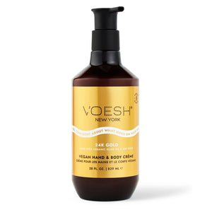 Voesh Crème Corps et Mains Vegan Or Impérial 28 oz VBH128GLD