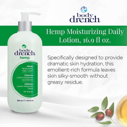 Body Drench Hemp Moisturizing Daily Lotion 16.9 fl oz 30630