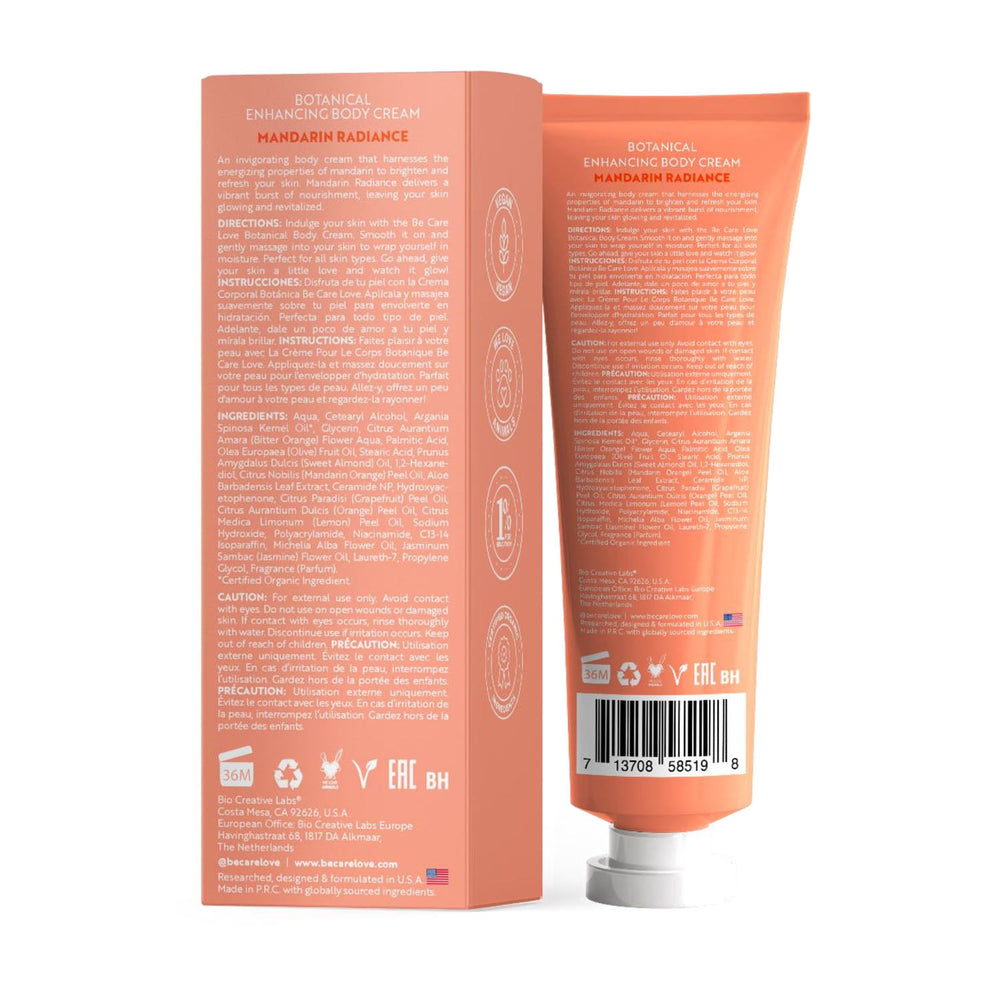 BCL SPA Crème Mains et Corps Botanique 85 g Éclat Mandarine