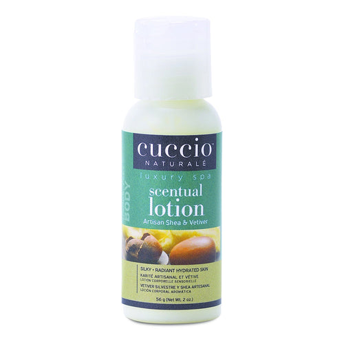 Lotion parfumée Cuccio Artisan Karité et Vétiver 2 fl oz 3262