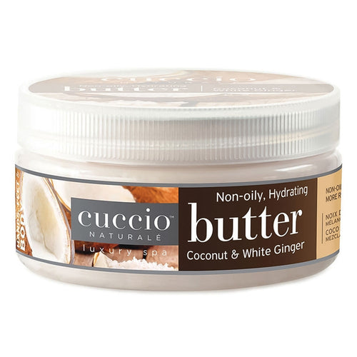 Cuccio Beurre Non Gras Mélange 8oz Noix de Coco & Gingembre Blanc 3313-C