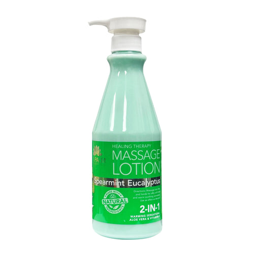 La Palm HT Massage Lotion 24 oz - Menthe verte Eucalyptus LP801