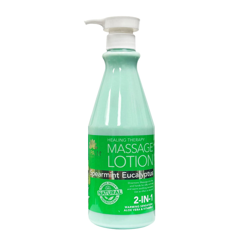 La Palm HT Massage Lotion 24 oz - Menthe verte Eucalyptus LP801