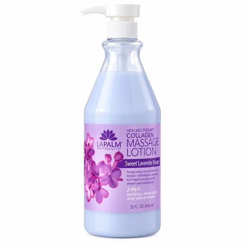 La Palm HT Massage Lotion 32 oz- Sweet Lavender Dreams LP096