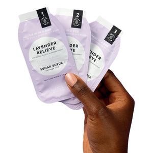 Voesh Mani In A Box Sans Eau 3 Étapes Lavande Relaxante 127LVR