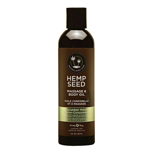 Huile de massage et corporelle aux graines de chanvre 236 ml - Concombre Melon MAS010/00324