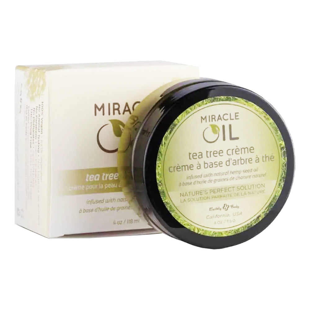 Crème à l'huile miracle d'arbre à thé Earthly Body 4 oz MOSB001/00465