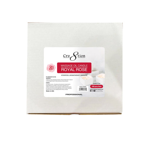 Cre8tion Huile de Massage Bougies 0.5oz 100pcs - Rose Royale 24026
