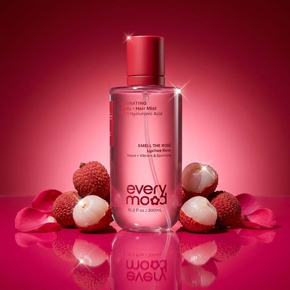 Everymood Brume corps et cheveux hydratante Sentez la rose 96025