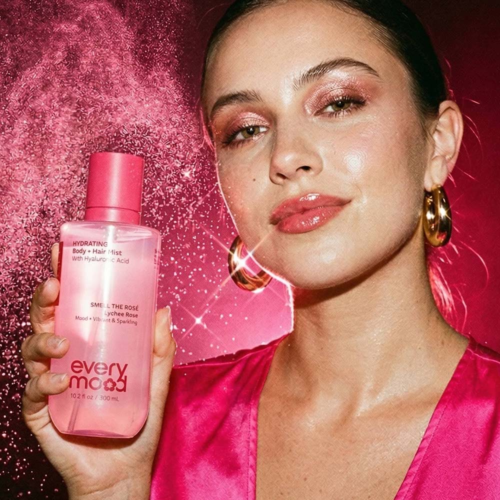 Everymood Brume corps et cheveux hydratante Sentez la rose 96025