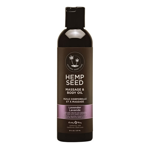 Huile de massage et corporelle aux graines de chanvre 8 oz - Lavande MAS006/00086