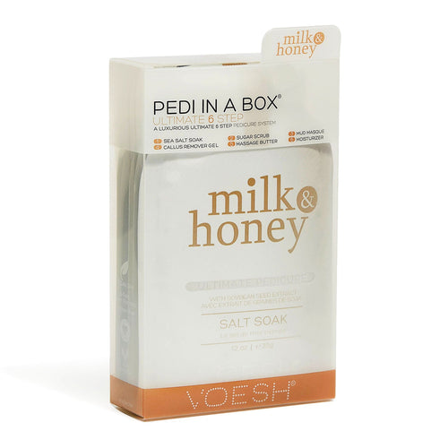 Voesh Pedi In A Box Ultimate 6 étapes Lait & Miel VPC607MLK
