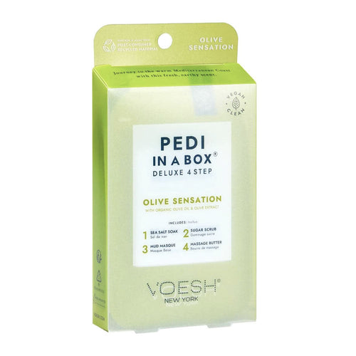 Voesh Pedi In A Box Deluxe 4 étapes Sensation Olive VPC208OLV