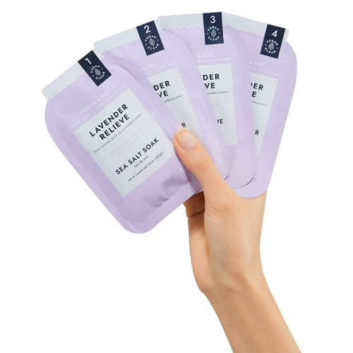 Voesh Pedi In A Box Deluxe 4 étapes Lavande Soulage VPC208LVR