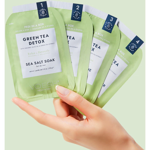 Voesh Pedi In A Box Deluxe 4 étapes Détox Thé Vert VPC208GRT