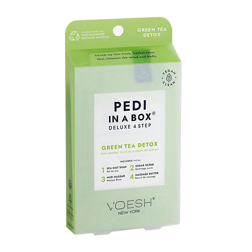 Voesh Pedi In A Box Deluxe 4 étapes Détox Thé Vert VPC208GRT