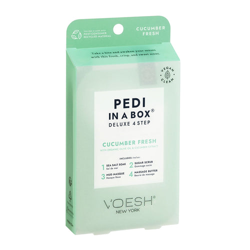 Voesh Pedi In A Box Deluxe Concombre Frais 4 Étapes VPC208CMB