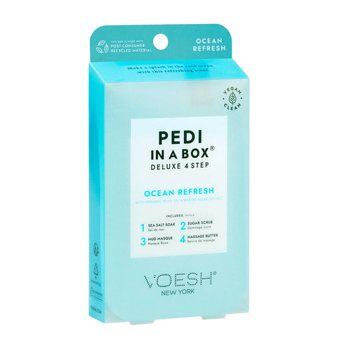 Voesh Pedi In A Box Deluxe 4 étapes Ocean Refresh VPC208MRN