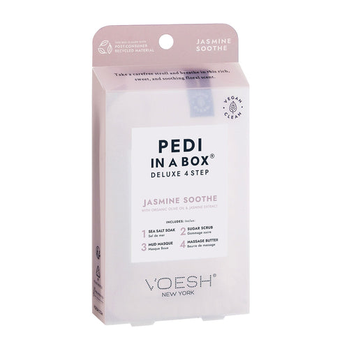 Voesh Pedi In A Box Deluxe 4 étapes Jasmin Apaisant VPC208JSM