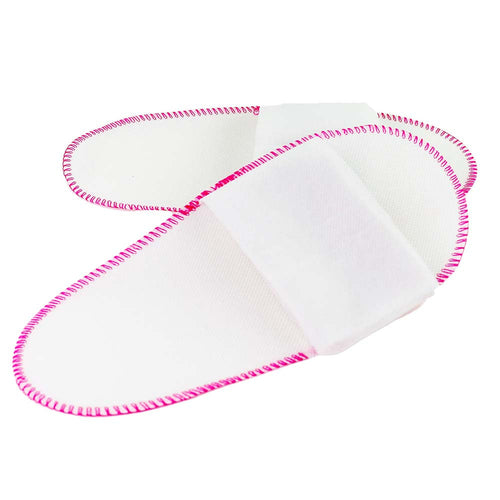 Chaussons jetables non tissés blancs pour célébrités 50 paires 01501