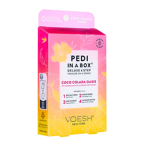 Voesh Pedi In A Box Deluxe 4 étapes-Coco Colada OasisVPC208COL