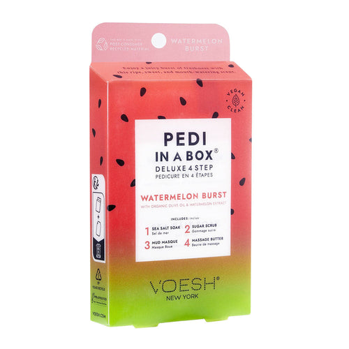 Voesh Pedi In A Box Deluxe 4 étapes Watermelon Burst VPC208WTR