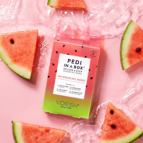 Voesh Pedi In A Box Deluxe 4 étapes Watermelon Burst VPC208WTR