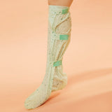 Voesh Chaussettes hautes rafraîchissantes pour la thérapie des pieds 1 paire VFC501MNT/02129