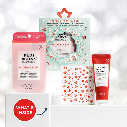Voesh Peppermint Swirl DUO With NailStickers VSC001PEP 02153