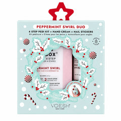 Voesh Peppermint Swirl DUO avec autocollants pour ongles VSC001PEP 02153