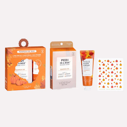 Voesh Pumpkin Pie DUO avec autocollants pour ongles VSC001PMK 02239