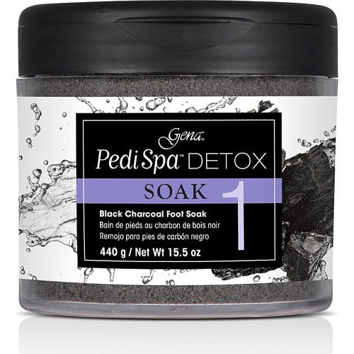 Gena PediSpa Détox Bain de pieds au charbon noir 436 g - 04064