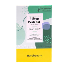 AvryBeauty Kit Pédicure Spa 4 Étapes Éclat de Perle AB115PLGL 05052