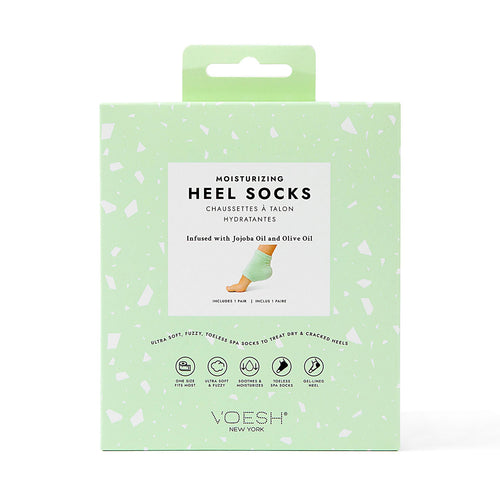 Voesh Chaussettes Hydratantes Microfibre Talons VFS003MNT 06925