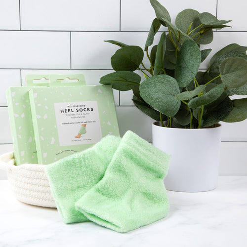 Voesh Chaussettes Hydratantes Microfibre Talons VFS003MNT 06925